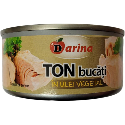 Imagine DARINA TON BUCATI IN ULEI VEGETAL 160G